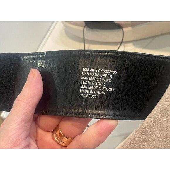 NEW Kensie Women's ADJUSTABLE Strap BLACK Slip On's Sandal Size 10 Jipsy - Picture 3 of 4